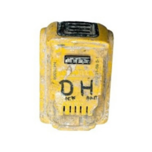 dewalt battery with initials