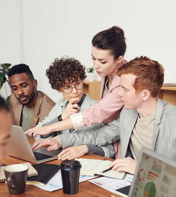 people having a meeting