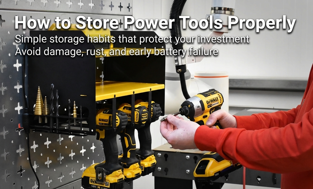 How to Store Power Tools Properly to Make Them Last Longer | Sell Tools ...